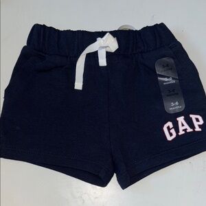 GAP Baby Girls Navy Blue Shorts 3-6 months  NWT